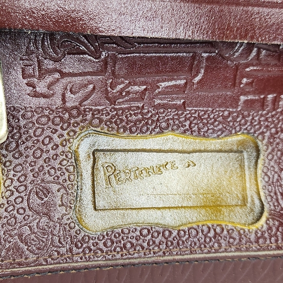 Vintage Cartoon Character Leather Portfolio Bag Collectible Looney Tunes Disney - Picture 2 of 7